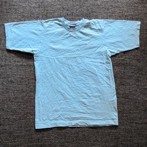 90s Men’s Baby Blue Embroidered Nike T-Shirt